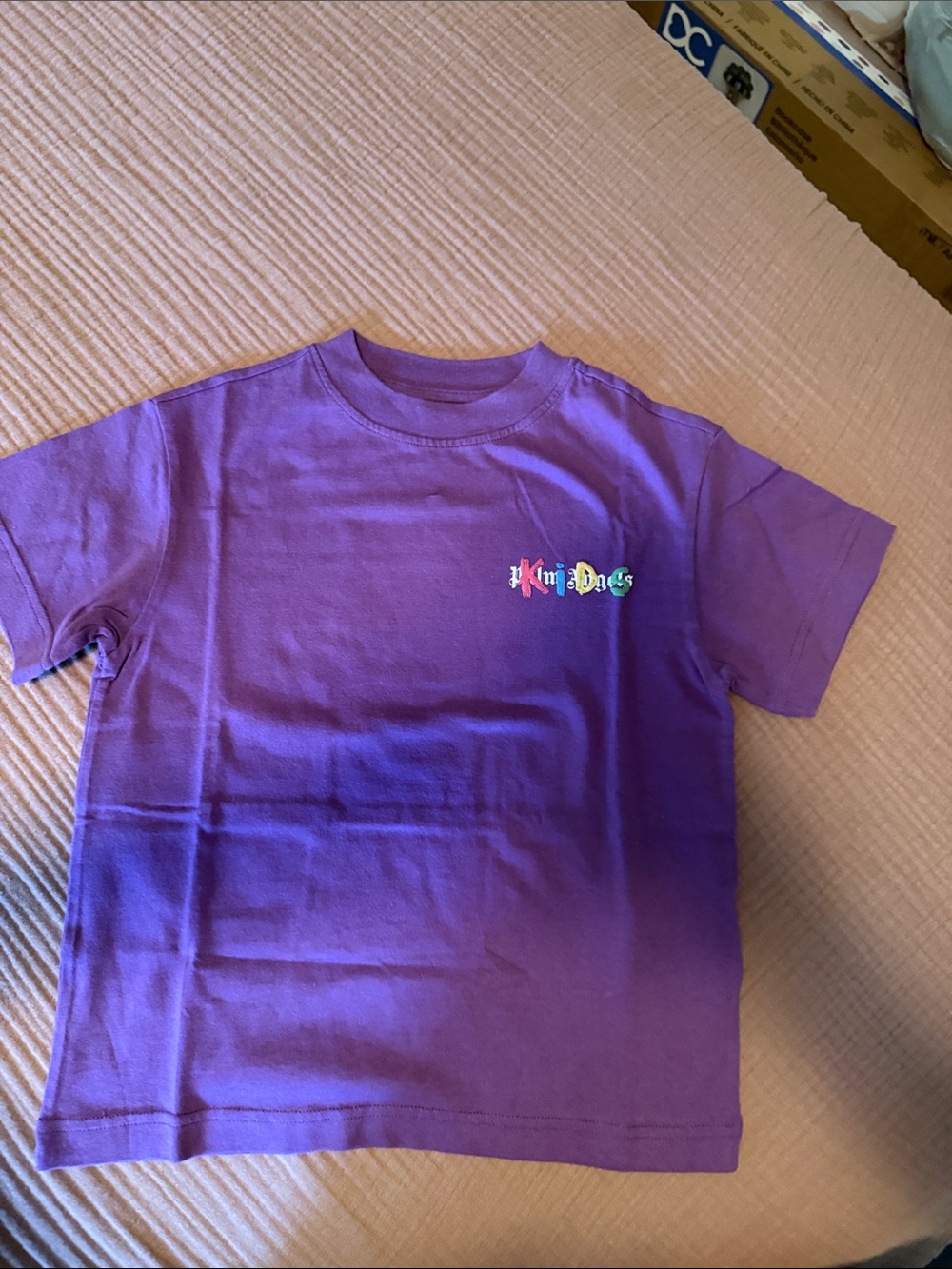 Palm Angels Kids Purple Graphic Tee